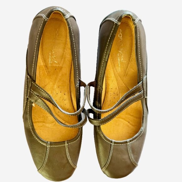Naturalizer Natural Soul Mary Jane Comfort Flats Brown Women’s 6.5 New - Picture 7 of 8